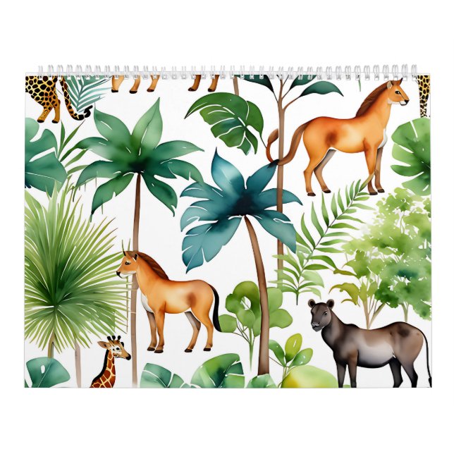 Calendario Animales coloridos (Tapa)