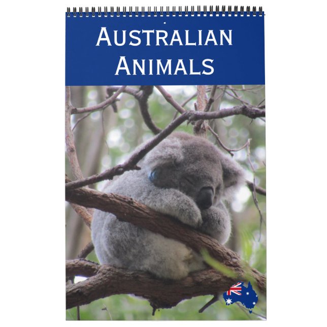 Calendario animales de australia 2025 (Tapa)