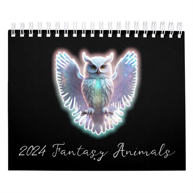 Calendario Animales de fantasía (Tapa)