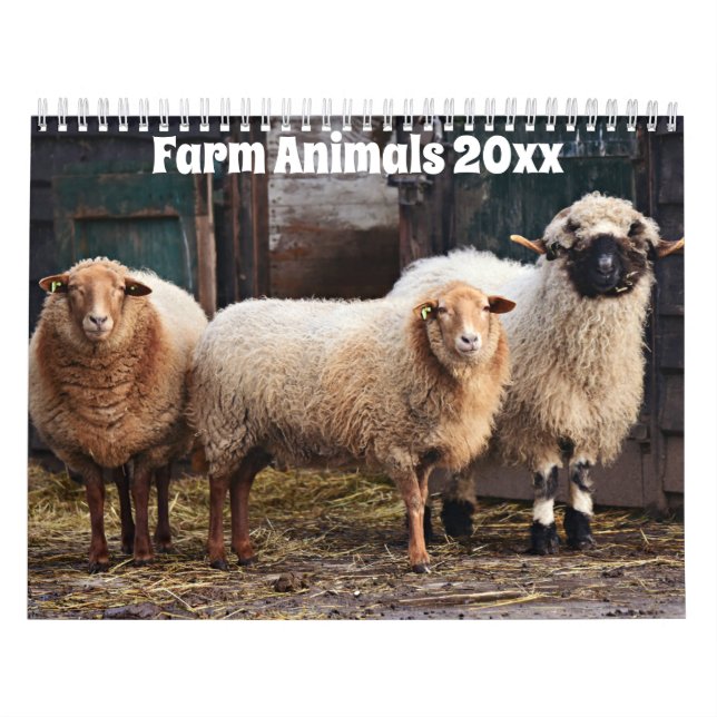 Calendario Animales de granja (Tapa)