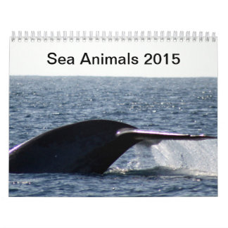 Calendario Animales de mar 2015