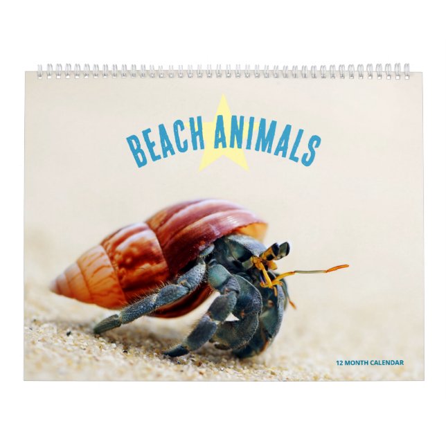 Calendario Animales de Playa (Tapa)