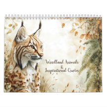 Animales del Bosque & Citas Inspiradoras 2027 
