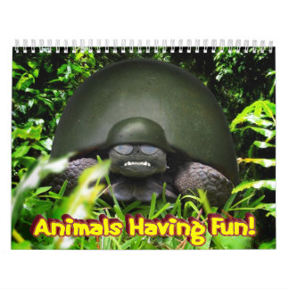 Calendario "¡Animales Divirtiéndose! "Calendario