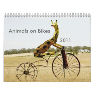 Calendario Animales en bicicleta 2011 Ezy Rider
