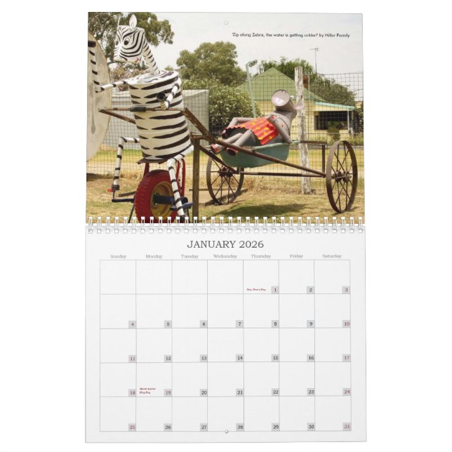 Calendario Animales en bicicleta 2011 Ezy Rider (Jan 2026)