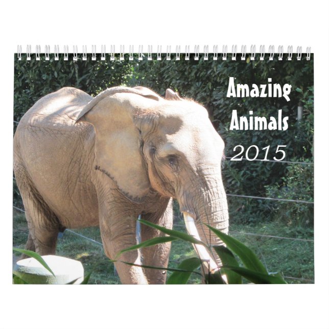 Calendario Animales Increíbles 2015 (Tapa)