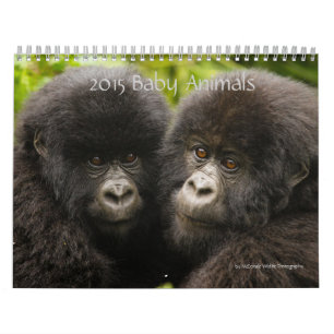 Calendario Animales para bebés 2015 de McDonald Wildlife Pho