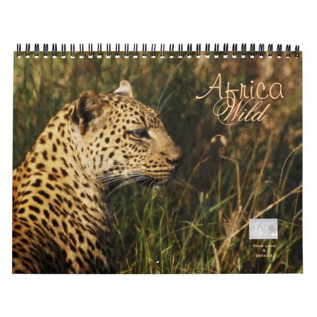 Calendario Animales salvajes de África (Tapa)
