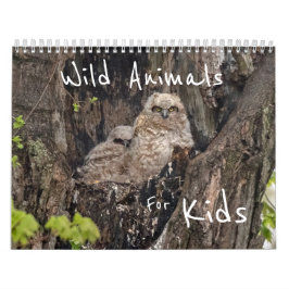 Calendario Animales Salvajes Para Niños