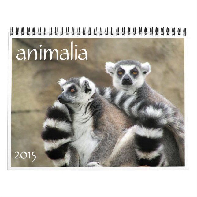 Calendario animalia 2015 (Tapa)