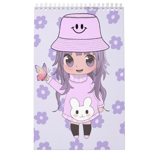 Calendario anime girl calendar (Tapa)