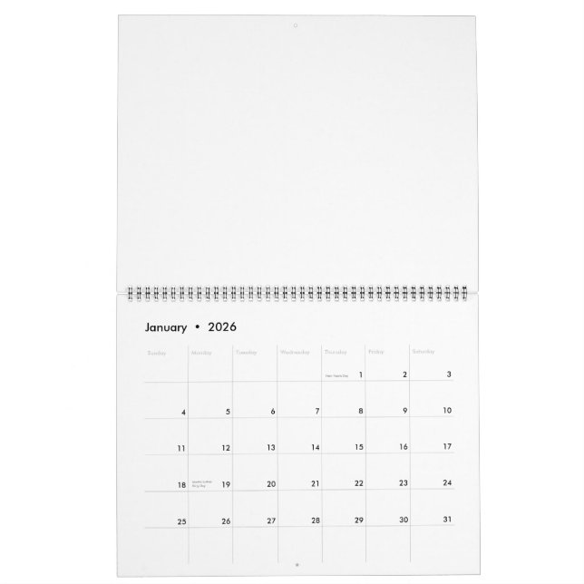 Calendario Ankylosaurus Calnader (Jan 2026)