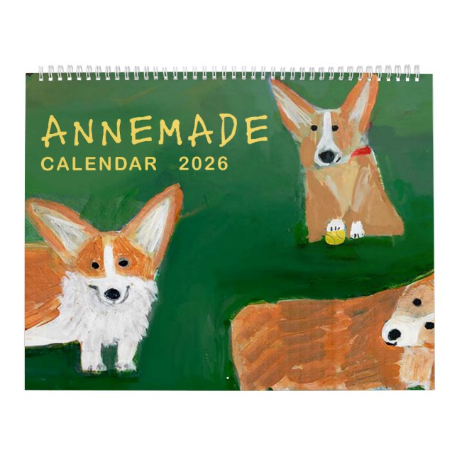 CALENDARIO ANNE MADE 2026 CALENDAR (Tapa)