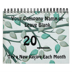 Calendario Año civil de cocinar la promoción de Recipes