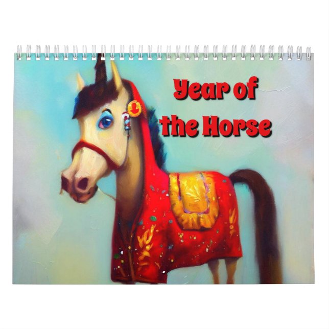 Calendario Año del caballo (Tapa)