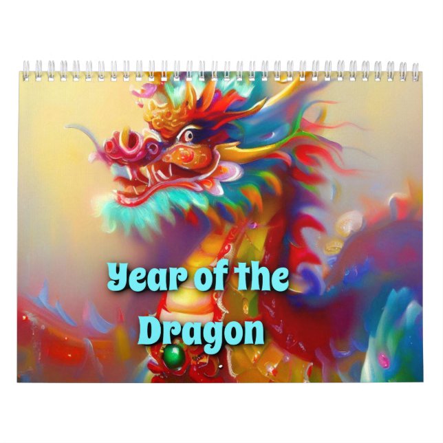 Calendario Año del dragón (Tapa)