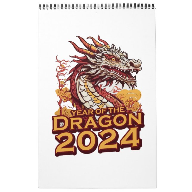 Calendario Año del dragón 2024 (Tapa)