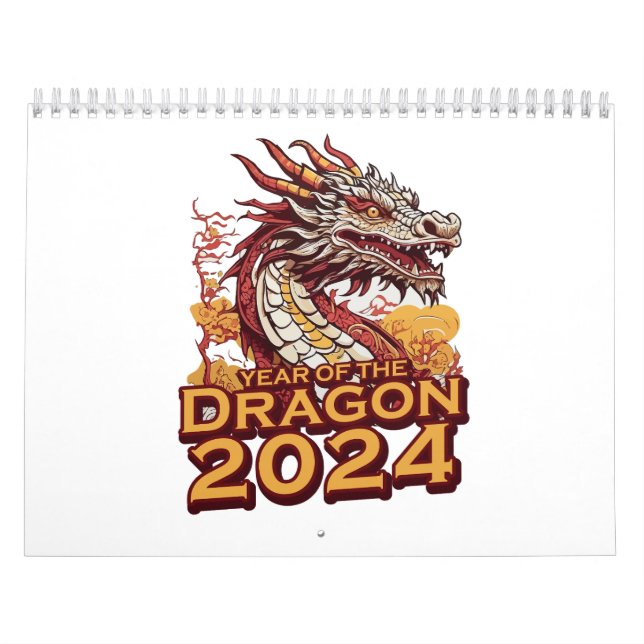 Calendario Año del dragón 2024 (Tapa)