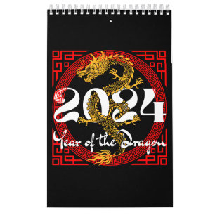 Calendario Año del Dragón 2024 zodiaco chino