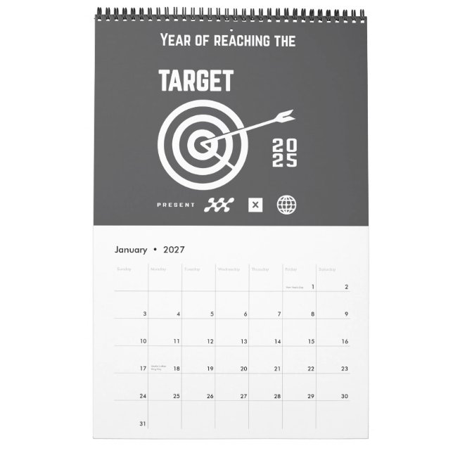 Calendario año nuevo (Jan 2027)