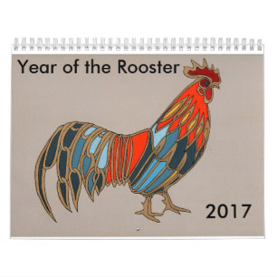 Calendario Año Nuevo chino 2017 - año del gallo
