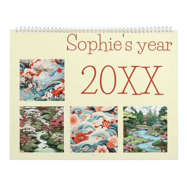 Calendario Año nuevo folclórico de Japón (Tapa)
