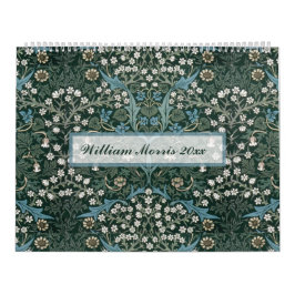Calendario Año personalizado de artes decorativas de William