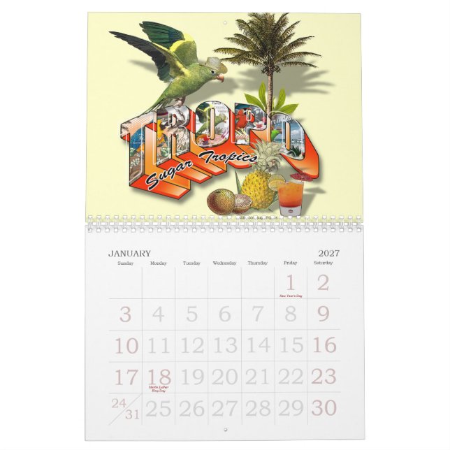 Calendario año troposférico (Jan 2027)