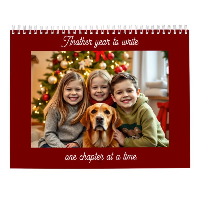 Calendario Another Year to Write One Chapter at a Time  (Reverso)