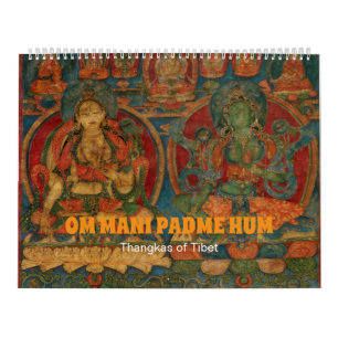Calendario Antiguas Thangkas tibetanas