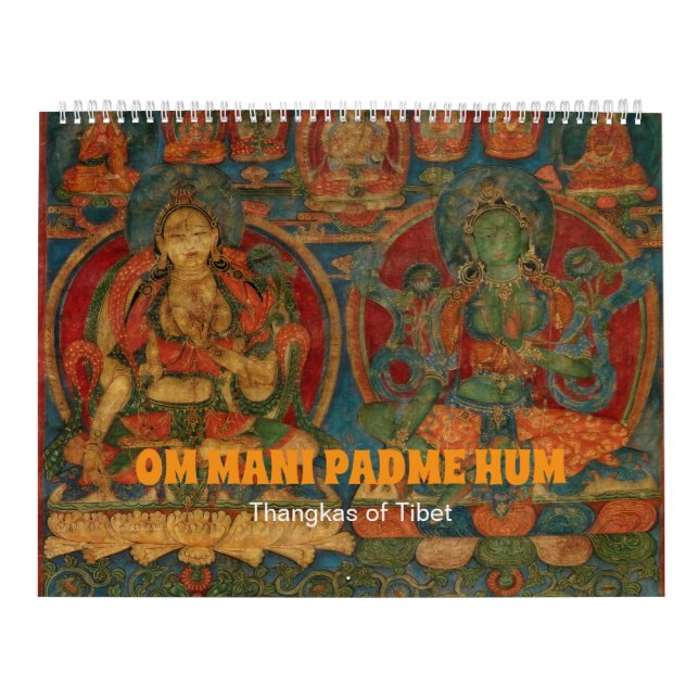 Calendario Antiguas Thangkas tibetanas (Tapa)