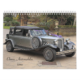 Calendario Antiguo Automóvil 20xx