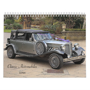Calendario Antiguo Automóvil 20xx