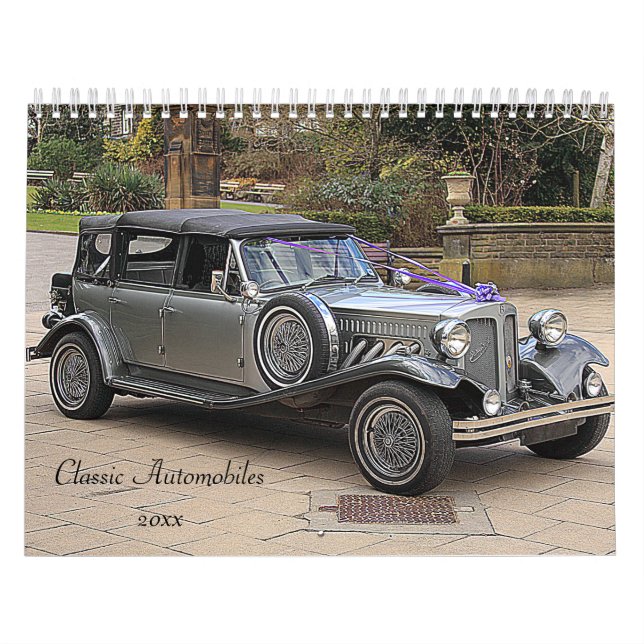Calendario Antiguo Automóvil 20xx (Tapa)