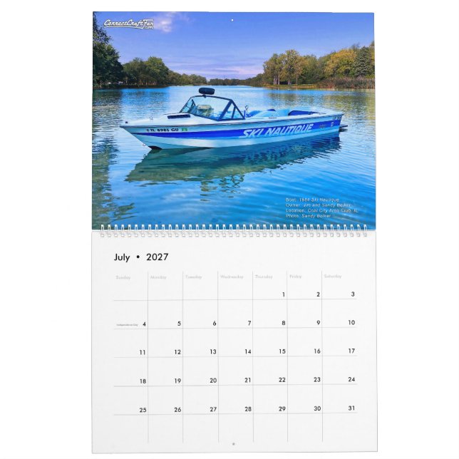 Calendario Anual 2026 de CorrectCraftFan.com (Jul 2027)