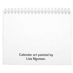 Calendario anual con diseños estacionales