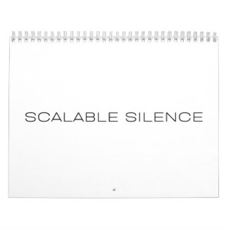 Calendario Anual de Escritorio de Silencio Escalab