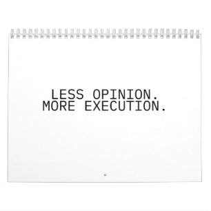 Calendario Anual de Escritorio Menos Opinión Más E