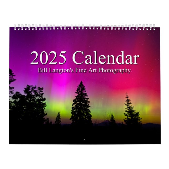 Calendario Anual de Fotografía de 2025 (Tapa)