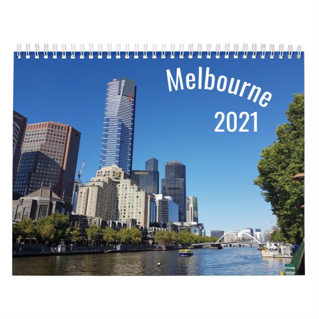 Calendario anual de Melbourne de 2021 (Tapa)