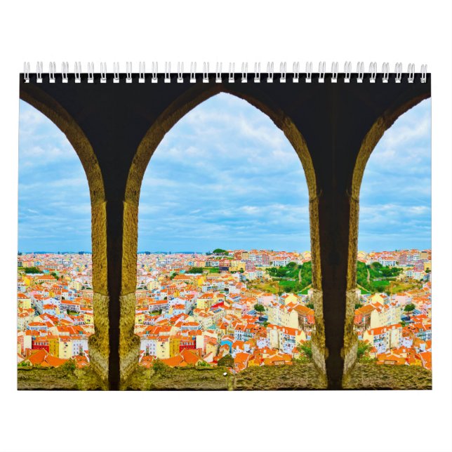 Calendario anual Lisboa, Calendario europeo (Tapa)