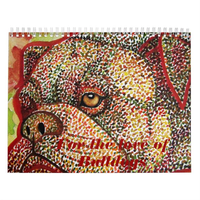 Calendario Apenas bulldoges (Tapa)