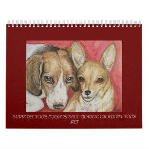 CALENDARIO APOYE SU RESCATE LOCAL DONAN O ADOPTAN…