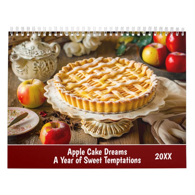 Calendario Apple Cake Dreams – A Year of Sweet Temptations (Tapa)