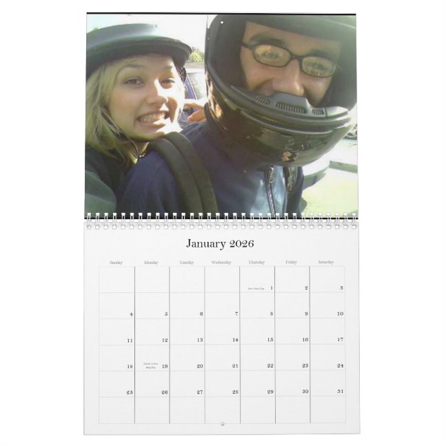 Calendario Aquí está a otro año para nosotros (Jan 2026)