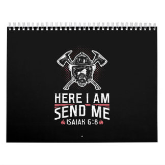 Calendario Aquí Estoy Enviándome A Isaiah 68 Bombero
