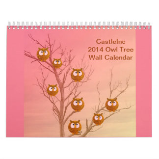 Calendario Árbol 2014 del búho