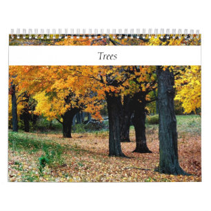 Calendario Árboles cualquier año