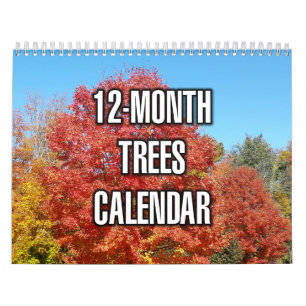 Calendario Árboles de 12 Meses